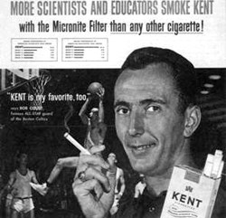Image of a Kent cigarette advertisement
